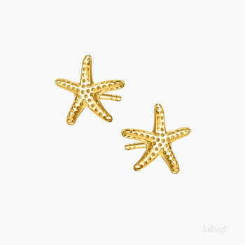 Kolczyki z motywem rozgwiazdy